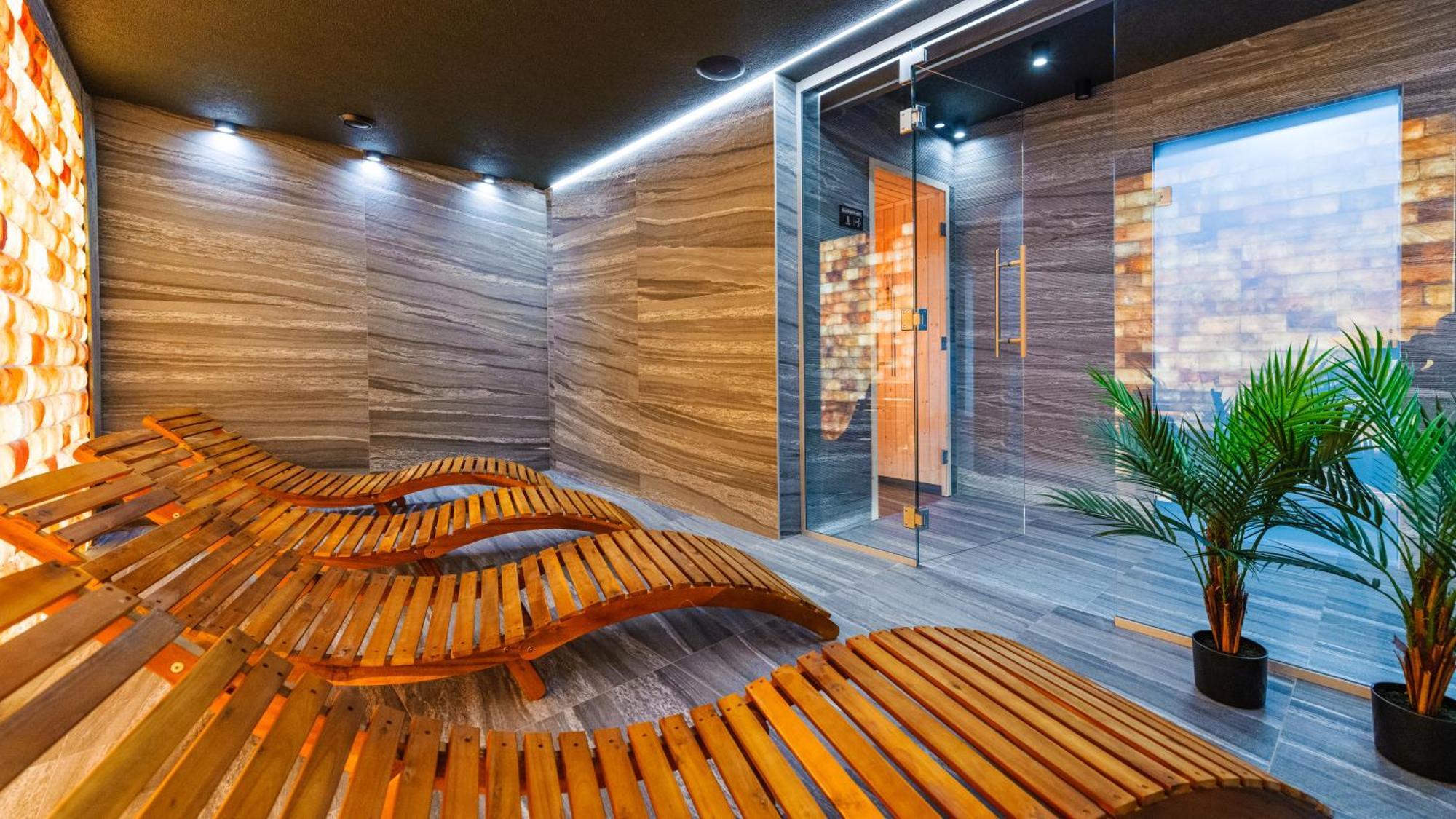 Blue Premium Pool Sauna Fitness Free *